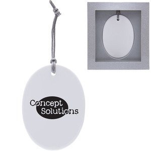 Oval Ceramic Ornament