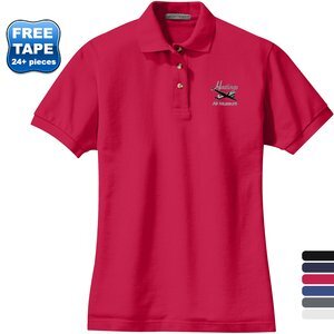 Port Authority® Cotton Pique Knit Ladies' Polo