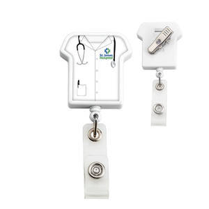 Uniform Retractable Badgeholder, Alligator Clip