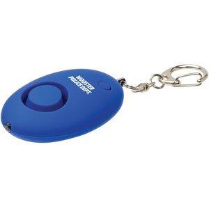 Soft-Touch LED Light and Alarm Key Chain