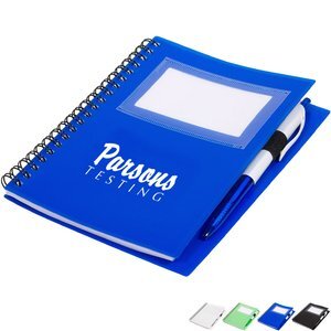 Note-It Memo Book with Attached Pen, 7" x 5-1/2"