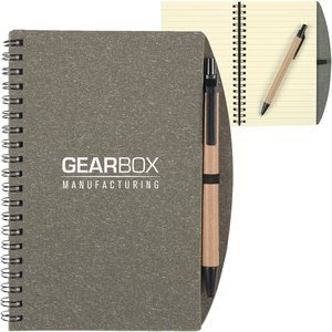 Vintage-Look Notebook with Pen, 5-1/4" x 6-3/4"