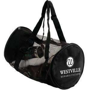 Mesh Barrel Gym Duffel, 19"