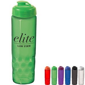 Poly-Saver PET Bottle with Flip Top Cap, 24oz.