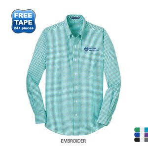Port Authority® Gingham Easy Care Men's Shirt