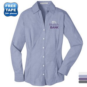 Port Authority® Plaid Pattern Easy Care Ladies' Shirt