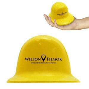 Mini Yellow Plastic Construction Hat