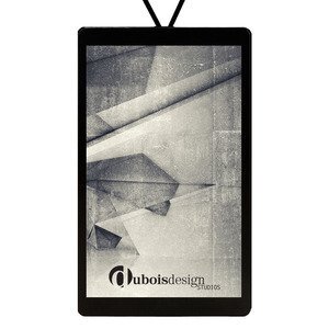 Rectangle Backlit LED Badge Necklace