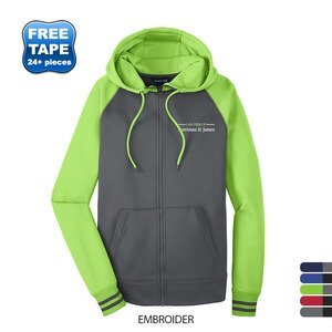 Sport-Tek® Sport-Wick® Varsity Fleece Men's Full-Zip Hoodie