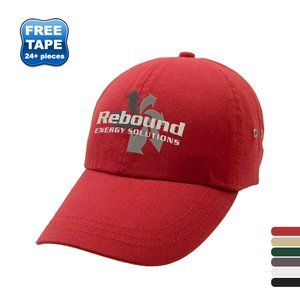 Washed Cotton Twill Unconstructed Polo Cap