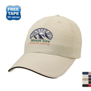 Chino Washed Cotton Twill Unconstructed Sandwich Cap