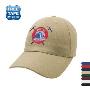 Heavyweight Brushed Cotton Twill Unconstructed Cap