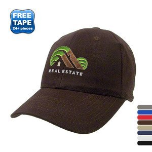 Heavyweight Washed Brushed Cotton Twill Constructed Cap