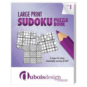 Large Print Sudoku Puzzle Book - Vol. 1