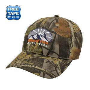 Nature Camouflage Cotton Twill Unconstructed Cap