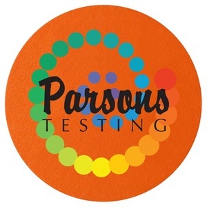 White Round Pulpboard Coaster, 80 pt., Full Color