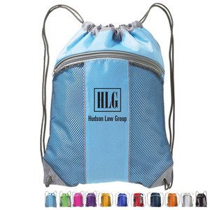 Leader 210D Polyester Drawstring Backpack