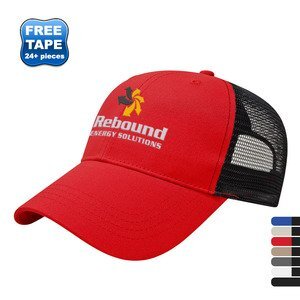X-Tra Value Cotton Twill Constructed Cap with Mesh Back