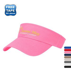 X-Tra Value Brushed Cotton Twill Tennis Visor