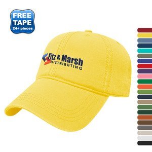 Classic Washed Chino Relaxed Golf Cap with Buckle Closure