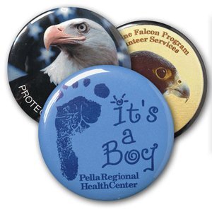 Round Button, 2 1/4" Custom