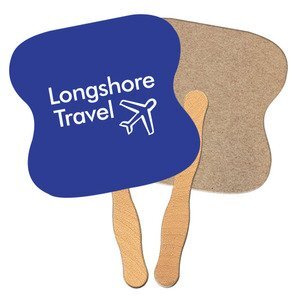 Hourglass Recycled Paper Hand Fan