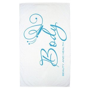 Express White Basic Weight Beach Towel, 10 lbs.
