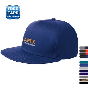 New Era® Flat Bill Cotton Constructed Cap