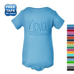 Rabbit Skins® Colors Ringspun Cotton Lap Shoulder Infant Creeper