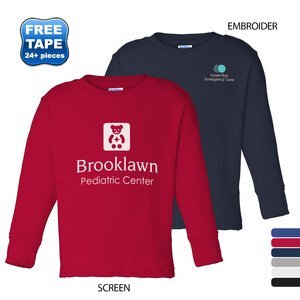 Rabbit Skins® Cotton Long Sleeve Toddler T-Shirt