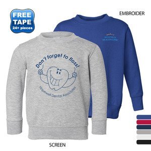 Rabbit Skins® Toddler/Juvy Crewneck Sweatshirt
