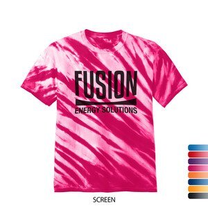 Port & Company® Essential Tiger Stripe Tie-Dye Men's Tee