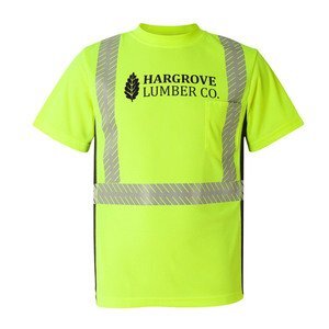 ML Kishigo® Black Series Microfiber Men's Performance Safety Tee