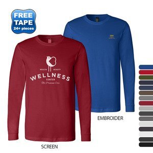 Bella + Canvas® Cotton Jersey Men's Long Sleeve Tee