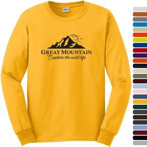 Gildan® Ultra Cotton® 100% Cotton Unisex Long Sleeve Tee