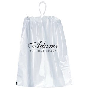 Cotton Drawstring Plastic Bag, 9-1/2" x 12"