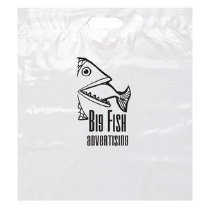White Take Home Plastic Bag, 18" x 20"