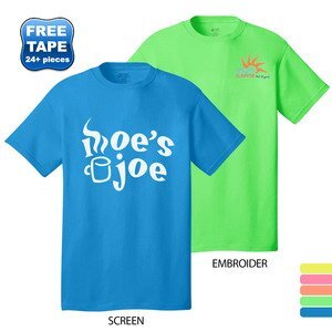 Port & Company® 50/50 Neon Men's Tee