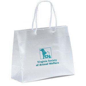 Frosted Eurotote Gift Bag, 10" x 8"