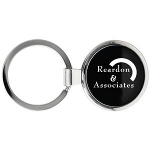 Simple Round Metal Keychain