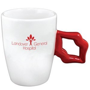 Red Lips Ceramic Mug