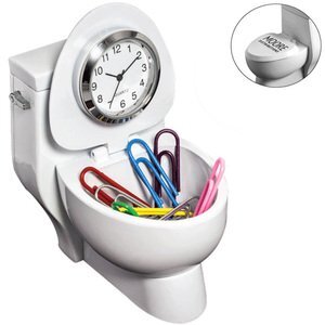 Unique Toilet Clock
