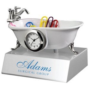 Bathtub Clock w/Base