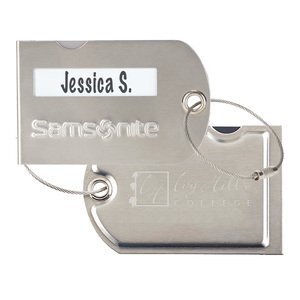 Samsonite Metal Luggage Tag