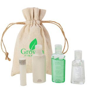 Spa Sunset Kit with Sunscreen & Sanitizer