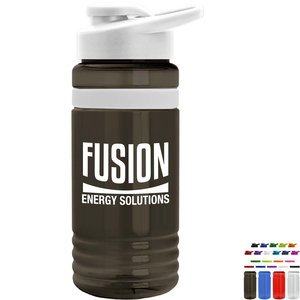 Grip Stripe Tritan™ Bottle, 20oz. - Drink Thru Lid