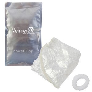 Shower Cap & Hair Tie Band Set