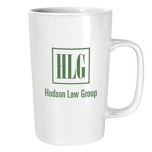 Lectra Shimmer Ceramic Mug, 16oz. - White