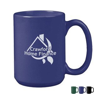 Mighty Glossy Ceramic Mug, 15oz. - Colors