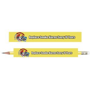 Replace Smoke Alarms Every 10 Years Pencil, Stock